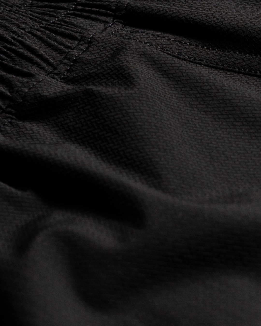 Close-up of black fabric texture