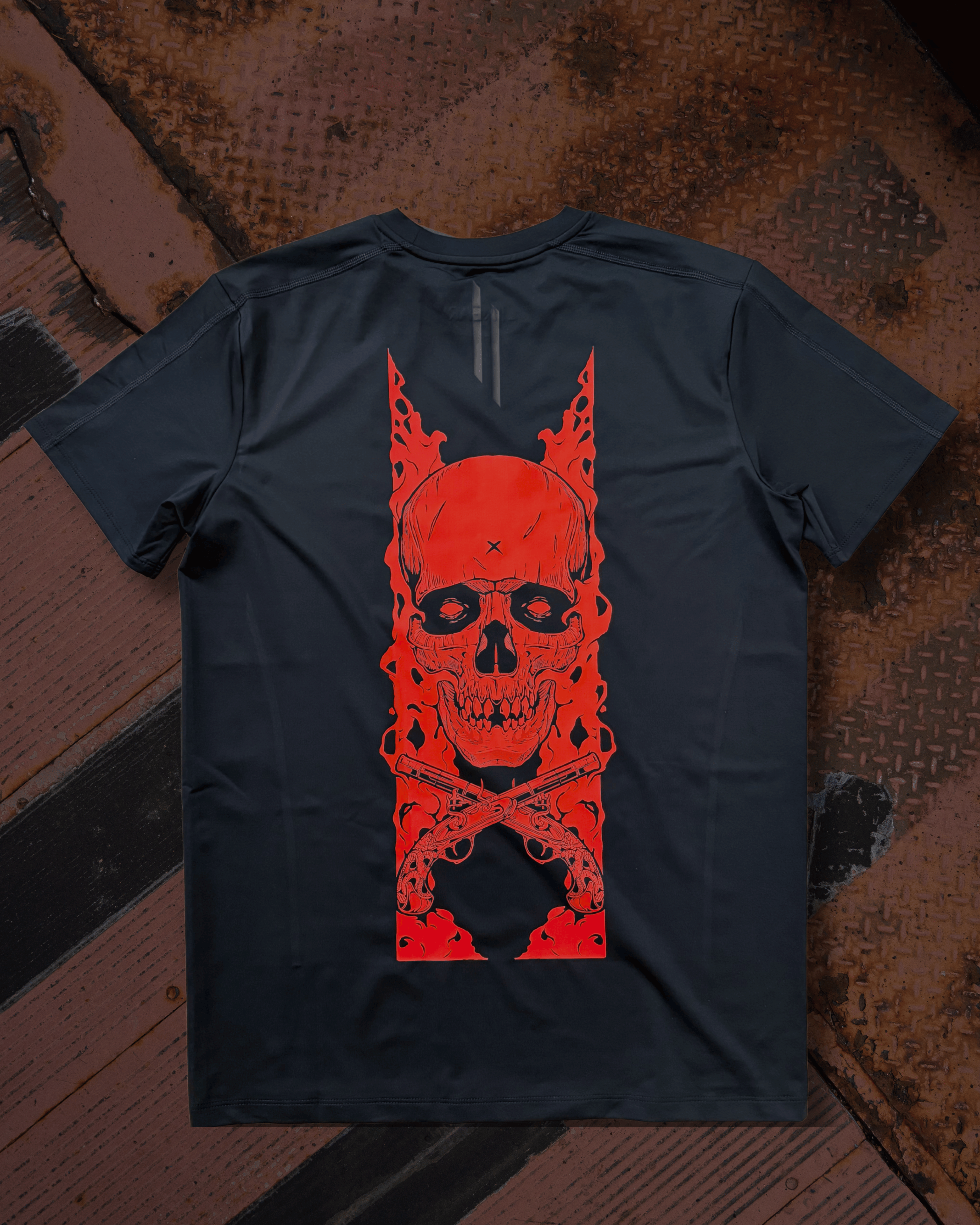 LINEAR x 13TH CRYPT SHIRT "SMOKED"